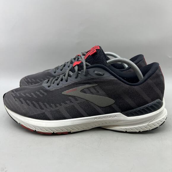 Brooks Ravenna 10 Running Shoes Men Size 11.5‎ Gray Red Comfort Low Top Sneakers main image 4